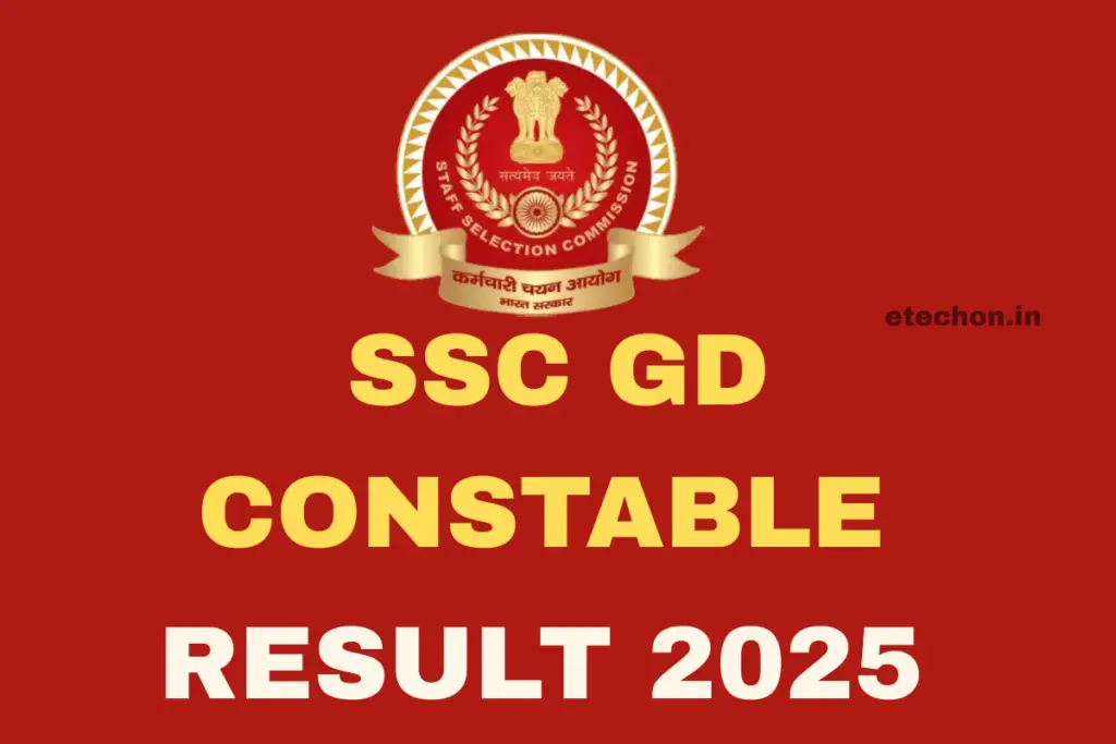 SSC GD Constable Result 2025