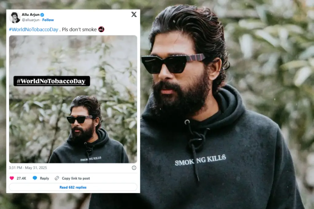 Allu Arjun Turns Down ₹10 Crore Offer To Maintain Clean Image Of World No Tobacco Day