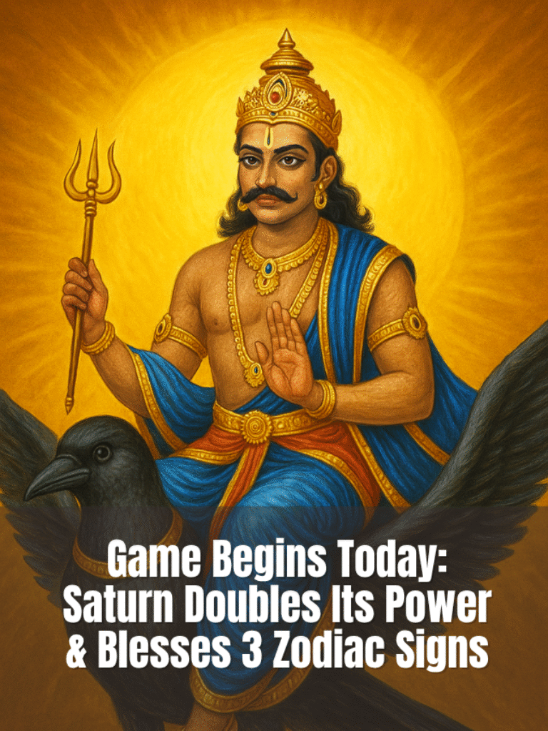 Game Begins Today: Saturn Doubles Its Power & Blesses 3 Zodiac Signs
