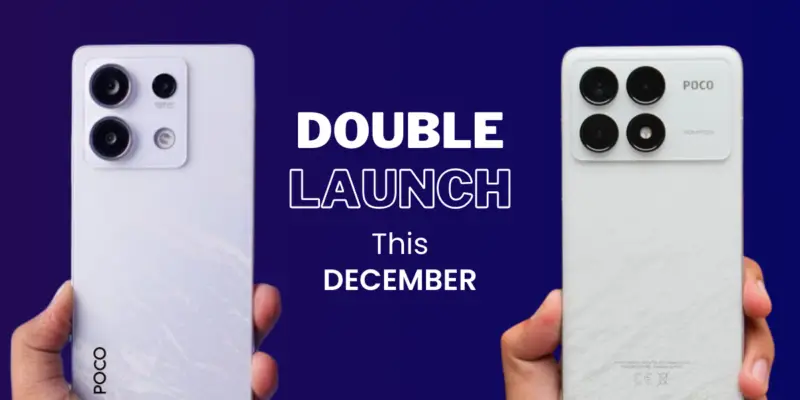 POCO Double Surprise: Launching Two 5G Smartphones This December