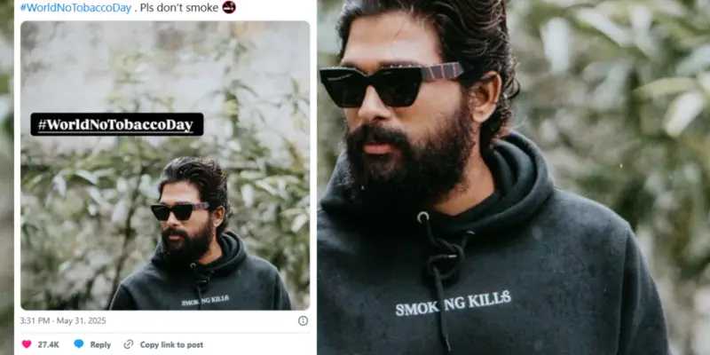 Allu Arjun Turns Down ₹10 Crore Offer To Maintain Clean Image Of World No Tobacco Day